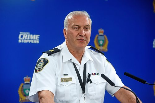 MIKE DEAL / WINNIPEG FREE PRESS
Police Inspector George Labossiere talks about the new presentations that they are putting together for the public about sexual abuse in sport. 
See Chris Kitching story  
220912 - Monday, September 12, 2022.