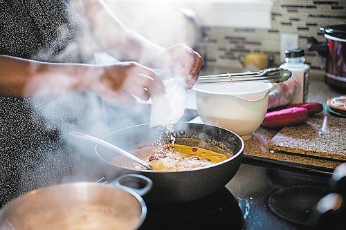 MIKAELA MACKENZIE / WINNIPEG FREE PRESS



Anucyia Kitching prepares a pumpkin pappardelle meal kit in her kitchen in Portage la Prairie on Wednesday, Oct. 20, 2021. For Anucyia Kitching story.

Winnipeg Free Press 2021.