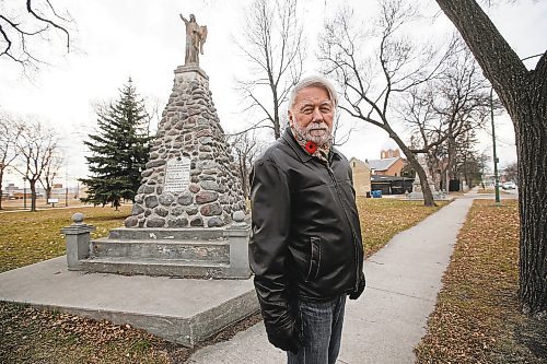 JOHN WOODS / WINNIPEG FREE PRESS

John Paskievich, filmmaker and photographer, is photographed at a monument for Ukrainian soldiers killed in the Second World War Thursday, November 5, 2020. Paskievich has produced the film A Canadian War about Ukrainian lives before and during the war.



Reporter: Small