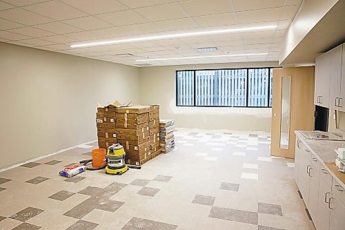 MIKE DEAL / WINNIPEG FREE PRESS

One of the classrooms.

The RWB student boarding building at 225 Edmonton Street that is under construction replacing the accommodations that were torn down to make way for the completion of True North Square and the new Wawanesa head office. 

see Jen Zoratti story

211110 - Wednesday, November 10, 2021.