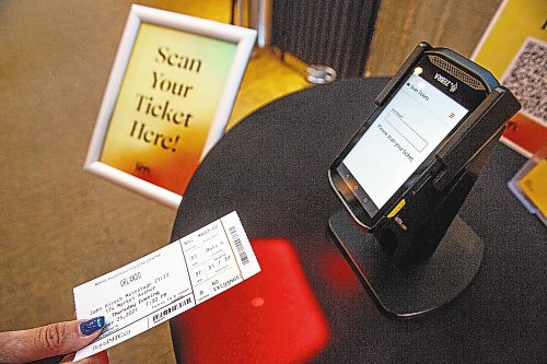 MIKE DEAL / WINNIPEG FREE PRESS

Self scanning ticket stations will help reduce contact and speed up admission at MTC.

A behind-the-scene look at the Royal Manitoba Theatre Company's production of Orlando a play by Virginia Woolf and adapted by Sarah Ruhl, which is running from November 25 - December 18.

See Alan Small story

211125 - Thursday, November 25, 2021.