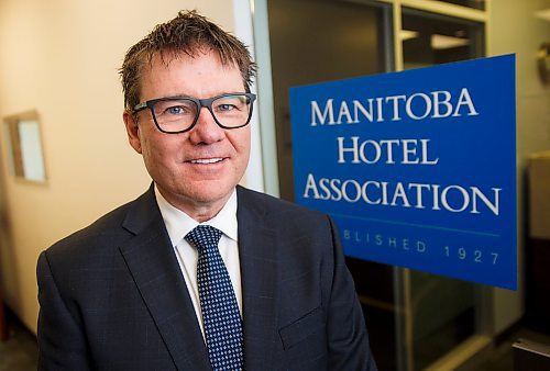 MIKE DEAL / WINNIPEG FREE PRESS

Scott Jocelyn president and CEO of the Manitoba Hotel Association.

See Ben Waldman story

210222 - Monday, February 22, 2021.