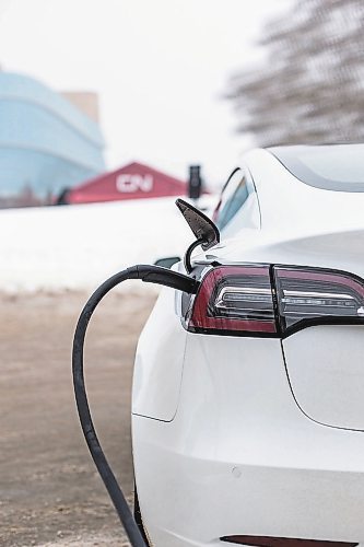 MIKAELA MACKENZIE / WINNIPEG FREE PRESS







A Tesla charges at The Forks in Winnipeg on Friday, Jan. 8, 2021. There is sluggish demand and limited supply of electric vehicles in the province. For Sarah Lawrinuik story.







Winnipeg Free Press 2020