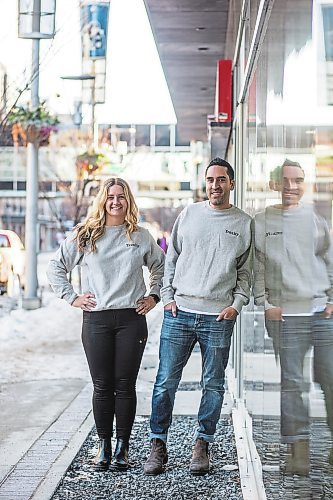 MIKAELA MACKENZIE / WINNIPEG FREE PRESS



Alok Ahuja, CEO and co-founder of Trexity, and Christina Malinas, general manager of Trexity, pose for a portrait in Winnipeg on Monday, Nov. 29, 2021. Trexity, a new logistics company that does same-day delivery for small and medium-sized companies, is launching in Winnipeg tomorrow. For Martin Cash story.

Winnipeg Free Press 2021.