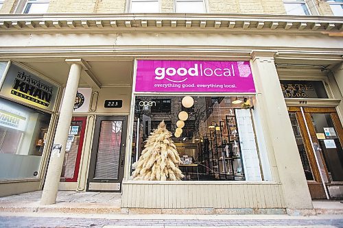 MIKAELA MACKENZIE / WINNIPEG FREE PRESS



The new GoodLocal storefront in the Exchange District in Winnipeg on Tuesday, Nov. 30, 2021. For Gabby story.

Winnipeg Free Press 2021.