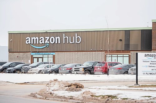 Mike Sudoma / Winnipeg Free Press

Exterior of one of the new Amazon Hub delivery station locations on Plymouth Rd Thursday

December 2, 2021