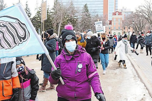 TYLER SEARLE / WINNIPEG FREE PRESS



Hundreds rallied on the steps of the UM administrative building in support of UFMA strike.



UMFA President Orvie Dingwall.



December 2, 2021

Winnipeg Free Press 2021