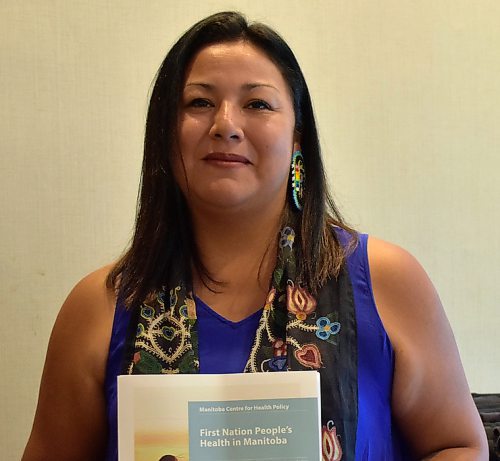 TESSA VANDERHART / WINNIPEG FREE PRESS

First Nations Health and Social Secretariat of Manitoba director Leona Star at the release of &quot;The Health Status of and Access to Healthcare by Registered First Nation Peoples in Manitoba,&quot; released Sept. 17, 2019.
