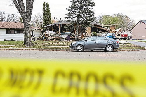 Brandon Sun 23102019

Police tape surrounds a home in the 200 block of Queens Avenue East on Wednesday as the investigation continues into an explosion at the home on Tuesday evening that killed a woman and sent a man to hospital. (Tim Smith/The Brandon Sun)