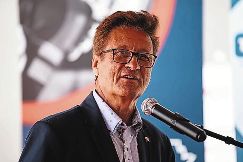 ALEX LUPUL / WINNIPEG FREE PRESS  



Ron Schuler, Minister of Infrastructure, is photographed during Manitoba Building Trades Institute's grand opening on August 18, 2021.