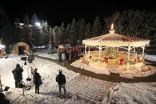 RUTH BONNEVILLE / WINNIPEG FREE PRESS





Carolers stand next to ornate gazebo built for the movie and strung with lights  for final scene of movie. on  Balmoral Hall school grounds.



Behind the scene film photos taken while on the set of  a Hallmark movie made in Winnipeg titled, Journey Back to Christmas, also know as Back to Christmas.  Ruth Bonneville moonlighted on the set job shadowing the Director of Photography, Pieter Stathis,  also know on the set as the DOP, observing the work of a DOP and reflecting on the differences in her work as a photojournalist.  Candace Cameron Bure was the lead as well as Oliver Hudson, Brooke Nevin and Tom Skerritt.  Movie is scheduled to be aired on Nov 25, 2016 on the Hallmark channel. 



Story to run November 12, 2016