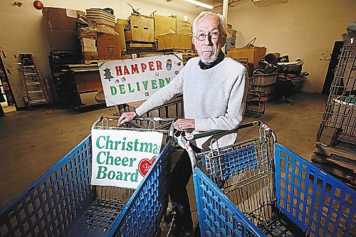 JOHN WOODS / WINNIPEG FREE PRESS

Kai Madsen, executive director of the Christmas Cheer Board, is photographed in their warehouse Tuesday, October 13, 2020. COVID-19 has forced the Cheer Board to change course and will not be delivering hampers this year. They will be delivering about 16,000 vouchers to families instead. They expect this will be more expensive than collecting donated food.



Reporter: May