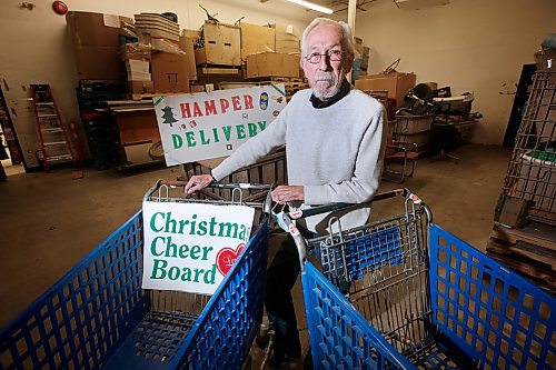 JOHN WOODS / WINNIPEG FREE PRESS

Kai Madsen, executive director of the Christmas Cheer Board, is photographed in their warehouse Tuesday, October 13, 2020. COVID-19 has forced the Cheer Board to change course and will not be delivering hampers this year. They will be delivering about 16,000 vouchers to families instead. They expect this will be more expensive than collecting donated food.



Reporter: May