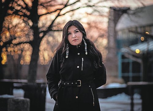 JESSICA LEE / WINNIPEG FREE PRESS



Bethany Maytwayashing poses for a portrait at the Forks on December 3, 2021. She says Manitoba’s top Indigenous leader, Arlen Dumas, sent her “creepy” messages, and wants a public in-person apology.



Reporter: Dylan