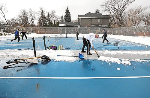 RUTH BONNEVILLE / WINNIPEG FREE PRESS 

Local  - Weather Standup Pickle Ball

Jim Howarth clears the snow off a pickle ball court at Sir John Franklin Park while his friends play on the cleared court next to him on a balmy spring-like afternoon Tuesday.


March 02, 2021