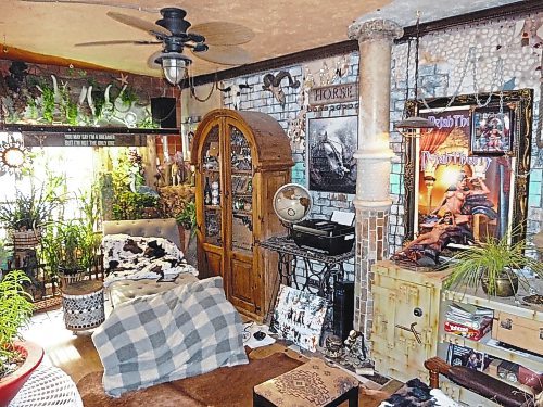 Photos by Laurie Mustard / Winnipeg Free Press
Gail Fraser and her partner Chris Robinson have gone to great lengths to transform their home with a variety of repurposed items. 