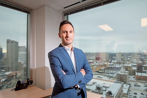 Mike Sudoma / Winnipeg Free Press

Matt Erhard, Managing Partner of Summit Search Group inside his office Tuesday afternoon in downtown Winnipeg

January 11, 2022