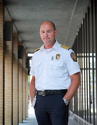 RUTH BONNEVILLE / WINNIPEG FREE PRESS



local - portrait of new fire chief



Portrait of  new WFPS Chief Christian Schmidt, who is doing interviews related to his promotion to lead the WFPS., taken inside and outside the WFPS Headquarters at  185 King street.  





Aug 18th, 2021
