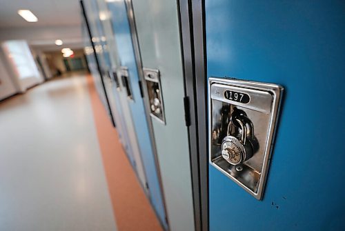 RUTH BONNEVILLE  /  WINNIPEG FREE PRESS 



Local - file shots  empty high school hallways 



File photo of St. John&#x2019;s High School empty hallways with lockers during Coronavirus COVID-19 pandemic.



April 2nd,  2020
