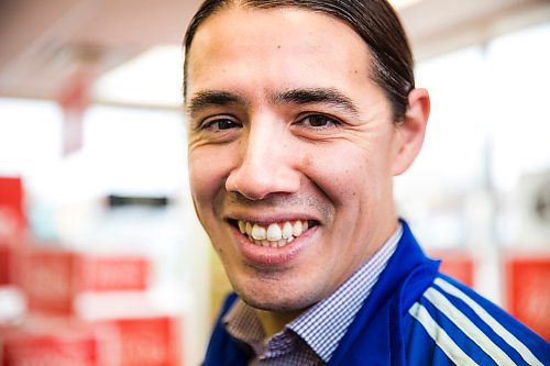 MIKAELA MACKENZIE / WINNIPEG FREE 

Robert-Falcon Ouellette, the Liberal candidate for Winnipeg Centre, at his campaign headquarters in Winnipeg on Tuesday, Oct. 15, 2019. For Larry Kusch story.

Winnipeg Free Press 2019.