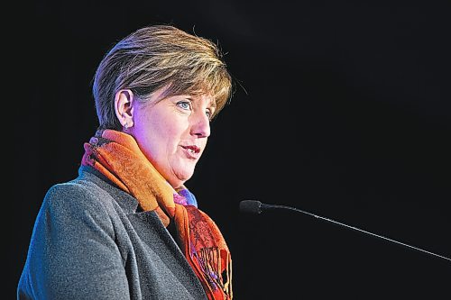 MIKAELA MACKENZIE / WINNIPEG FREE PRESS



Marie-Claude Bibeau, minister of agriculture and agri-food, announces funding in support of Canada’s grain industry at the CropConnect Conference at the Victoria Inn Hotel and Conference Centre in Winnipeg on Wednesday, Feb. 12, 2020. For Martin Cash story.

Winnipeg Free Press 2019.