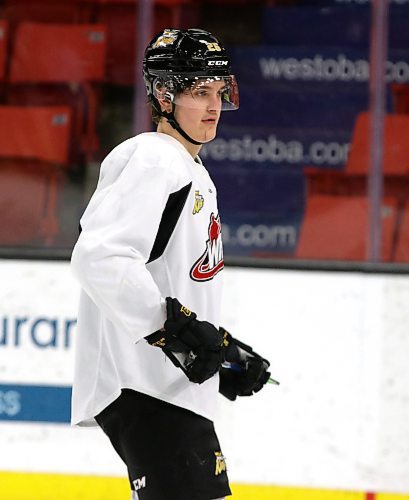 Brandon Wheat Kings forward Trae Johnson is looking at his 16-year-old season in the Western Hockey League as a learning experience. (Perry Bergson/The Brandon Sun)