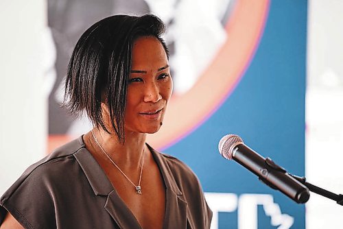 ALEX LUPUL / WINNIPEG FREE PRESS  



Vivian Santos is photographed during Manitoba Building Trades Institute's grand opening on August 18, 2021.