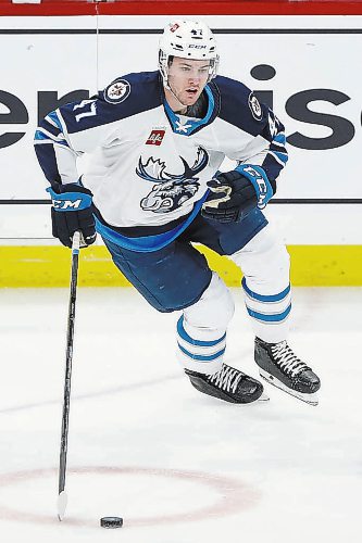 JOHN WOODS / WINNIPEG FREE PRESS

Manitoba Moose Declan Chisholm (47) plays against the Texas Stars in downtown Winnipeg, Sunday, February 6, 2022. 



Re: McIntyre