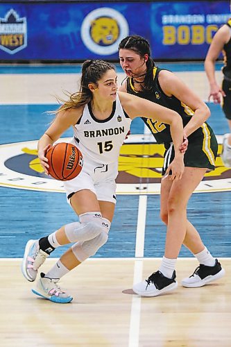 Adrianna Proulx joined the Bobcats women's basketball team in 2016 and plays her final home game at the Healthy Living Centre tonight. (Chelsea Kemp/The Brandon Sun)