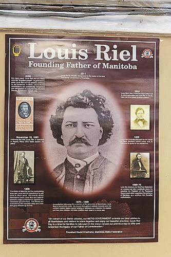 Images of Louis Riel at the Manitoba Metis Federation Inc-South West Region. (Chelsea Kemp/The Brandon Sun)