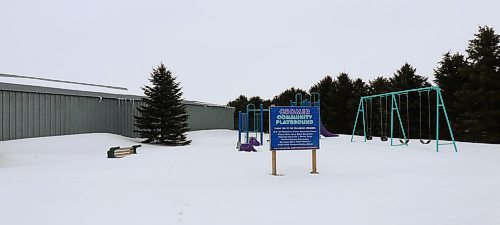 The Cromer Community Playground was constructed to give kids in the neighbourhood a place to play. Work was completed in 2019. (Joseph Bernacki/The Brandon Sun)