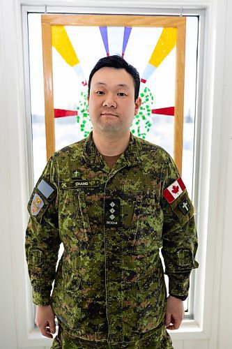 Canadian Armed Forces Capt. David (Euikyun) Chang recently began his chaplaincy at CFB Shilo. See the full story on Page 5. (Chelsea Kemp/The Brandon Sun)