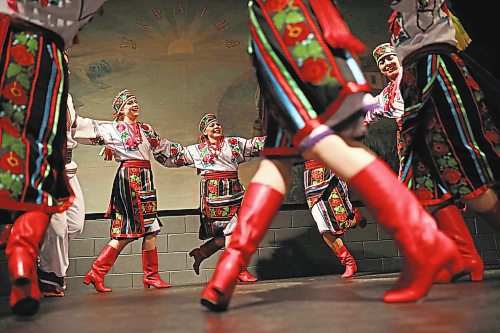 Brandon Sun 31012019

Members of the Brandon Troyanda School of Ukrainian Dance perform for visitors to the Ukrainian Pavilion at the Ukrainian National Hall during the opening night of the Westman Multicultural Festival on Thursday. (Tim Smith/The Brandon Sun)