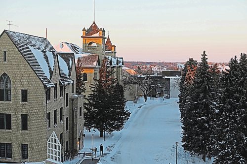 Brandon Sun 19012022

A pedestrian walks at Brandon University at sunset on a cold Wednesday. (Tim Smith/The Brandon Sun)