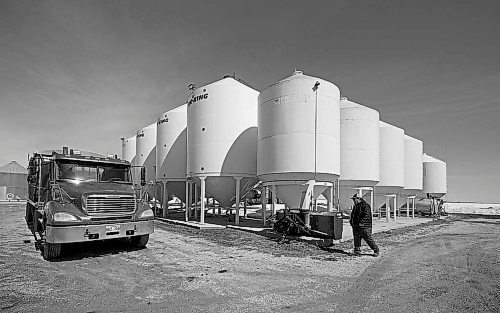 MIKE DEAL / WINNIPEG FREE PRESS

Farmer, Chuck Fossay, inspects various bins on his property about 20 miles west of Winnipeg Friday afternoon. 

Farmers are starting to plan out what to plant this year in light of all the disruptions in the market -- including the war in Ukraine -- that have driven prices up significantly in many commodities.

See Martin Cash story

220408 - Friday, April 08, 2022.