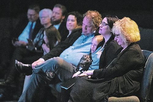 Daniel Crump / Winnipeg Free Press. Cliff Derksen&#x2019;s family and friends gather at Soul Sanctuary Church in Winnipeg to remember and honour the community leaders life. Saturday. June 4, 2022.