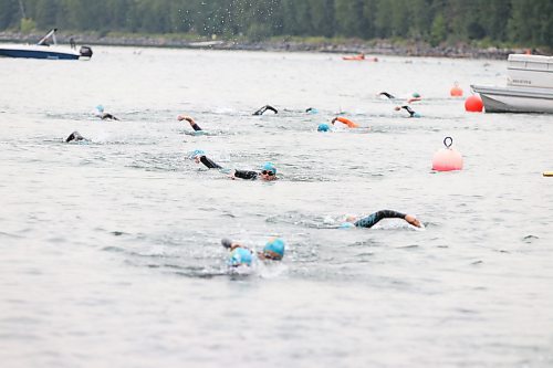 Registration for triathlons across Manitoba is down significantly this summer as society once again returns to events it took for granted prior to the pandemic. (Perry Bergson/The Brandon Sun)