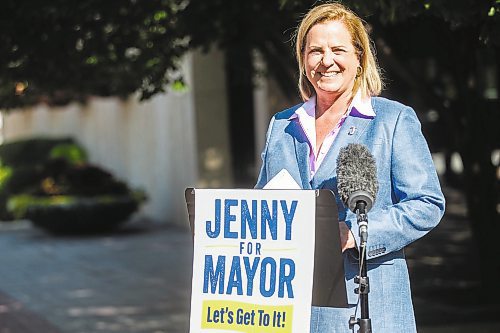 MIKAELA MACKENZIE / WINNIPEG FREE PRESS



Jenny Motkaluk makes a campaign announcement at City Hall in Winnipeg on Tuesday, July 26, 2022. For Malak Abas story.

Winnipeg Free Press 2022.