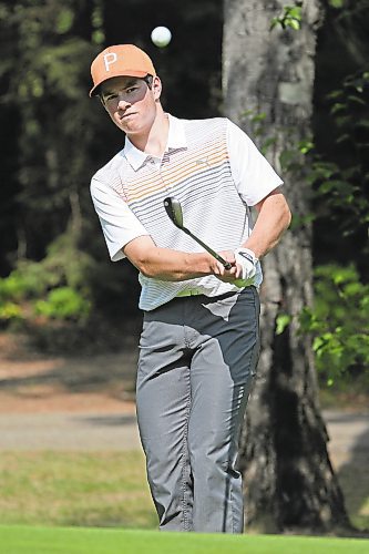 Nolan Ritchie is shown at the Tamarack golf tournament in 2018, before his Manitoba U18 AAA Hockey League MVP season with the Brandon Wheat Kings, who are holding their annual golf tournament on Aug. 5. (Tim Smith/The Brandon Sun)