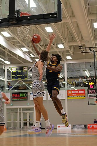 Brandon University Bobcats guard Jahmaal Gardner combined for 42 points in two games against the Lethbridge Pronghorns on the weekend. (Thomas Friesen/The Brandon Sun)