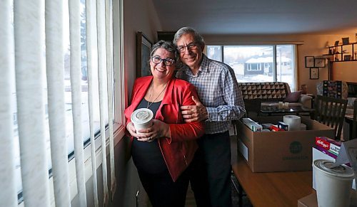 RUTH BONNEVILLE / WINNIPEG FREE PRESS 

Philanthropy - Soup Fairies

Portrait of Paulette Cote and her husband Peter Czehryn, with packaged frozen soup and hamper items taken in their home in Windsor Park Friday.

Story: Philanthropy Page. Giving back to the community has been deeply ingrained in the lives of Paulette Cote and her husband Peter Czehryn, a retired couple married 30 years. Creators of the Winnipeg Soup Fairies, a group of volunteers serving homemade soup and bread to those ill during the pandemic, the couple and an expanding number of helpers quickly began to fill a larger community need. They&#x2019;ve partnered with a licensed kitchen allowing them to connect with various community groups (including the Never Alone Foundation) and bring nourishing meals and comfort to a large number of people in need, serving over 1,700 people last year. They were surprised and humbled to hear they&#x2019;d been selected to receive the Queen Elizabeth II Platinum Jubilee Medal (Manitoba) for their service to the community and will be accepting their medals on November 28th at the Legislature.

Reporter: Janine LeGal

Nov 25th, 2022