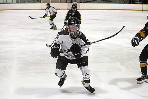 Second-year forward Emmalie Thompson is once again of the top offensive contributors for the Assiniboine Community College Cougars women's hockey program. (Lucas Punkari/The Brandon Sun)