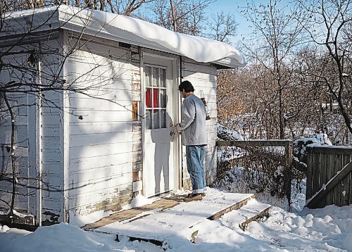 JESSICA LEE / WINNIPEG FREE PRESS

Roman Clarke is photographed opening his studio in his backyard on November 15, 2022.

Reporter: Ben Waldman
