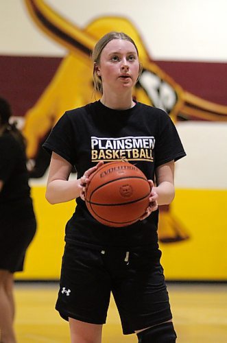 Crocus Plainsmen guard Colsie Lewis is set for her first Early Bird varsity girls basketball tournament after missing the event in Grade 11. (Thomas Friesen/The Brandon Sun)