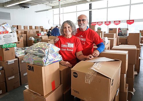 RUTH BONNEVILLE / WINNIPEG FREE PRESS 

CHEER BOARD

Volunteer  couple, Al Altomare and his wife Susan, volunteer full time with the Christmas Cheer Board through the holiday season.  

See Josh's  Miracle on Mountain story. 

Dec 8th,  2022