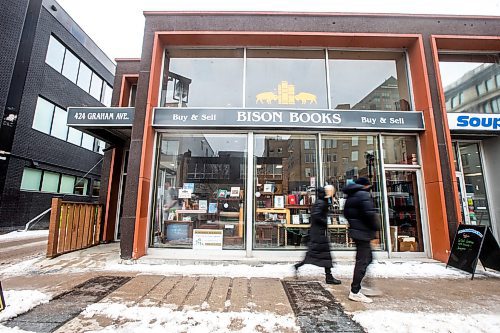 MIKAELA MACKENZIE / WINNIPEG FREE PRESS

Bison Books on Graham Avenue in Winnipeg on Monday, Dec. 12, 2022. For Gabby story.
Winnipeg Free Press 2022.