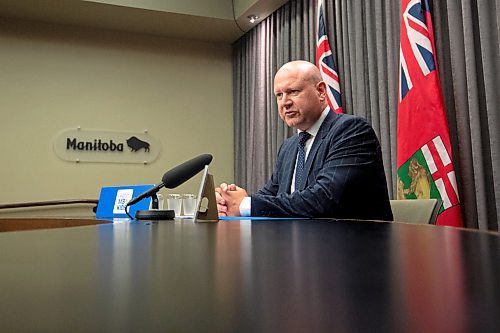 Mike Sudoma/Winnipeg Free Press

Manitoba Chief Provincial Health Officer Dr Brent Roussin provides an update on Covid 19 vaccination eligibility of children between the ages of 6 months and 4 years of age during a press event Wednesday afternoon

July 20, 2022