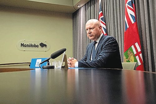 Mike Sudoma/Winnipeg Free Press

Manitoba Chief Provincial Health Officer Dr Brent Roussin provides an update on Covid 19 vaccination eligibility of children between the ages of 6 months and 4 years of age during a press event Wednesday afternoon

July 20, 2022