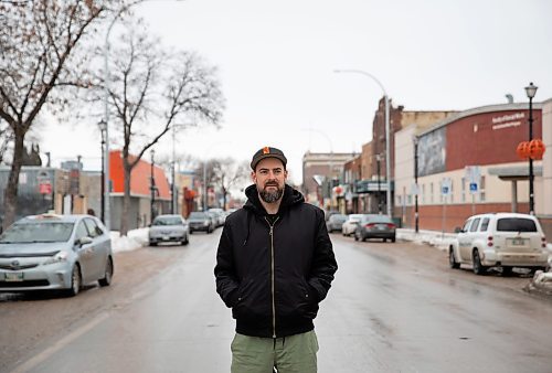 JESSICA LEE / WINNIPEG FREE PRESS

Winnipeg director Deco Dawson poses for a photo on Selkirk Avenue, where his feature film was made, on December 13, 2022.

Reporter: Alan Small