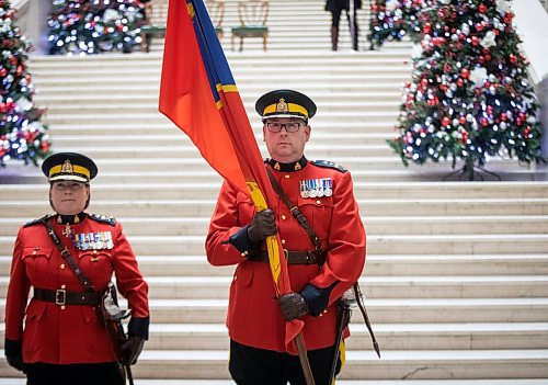 JESSICA LEE / WINNIPEG FREE PRESS

Commanding officer Rob Hill of the RCMP attends the Change of Command Ceremony on December 13, 2022 at Manitoba Legislature where he symbolically becomes the new commanding officer.

Reporter: Erik